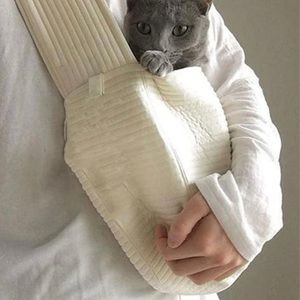 White Pet Carrier Crossbody Carrier